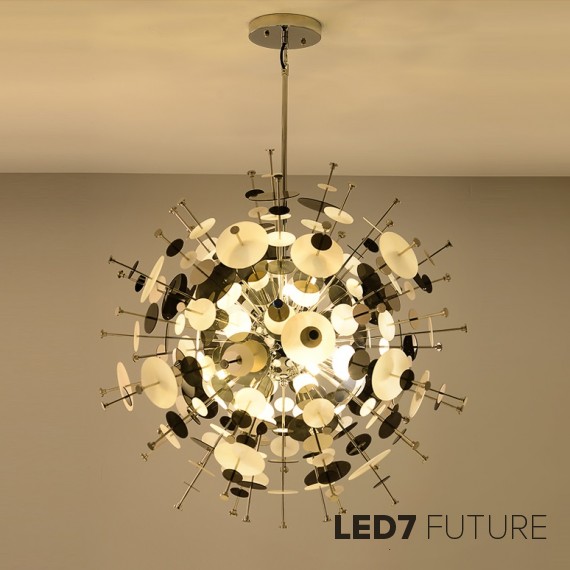 Loft Industry Modern - Hot Sun 19 Chandelier